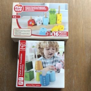 Wooden Montessori Toy bundle